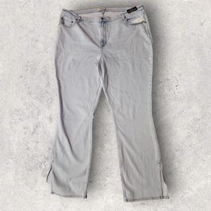 NWT MENS ABERCROMBIE AND FITCH  CURVE LOVE STONE WASHED 36/22 JEAN SLIM STRAIGHT